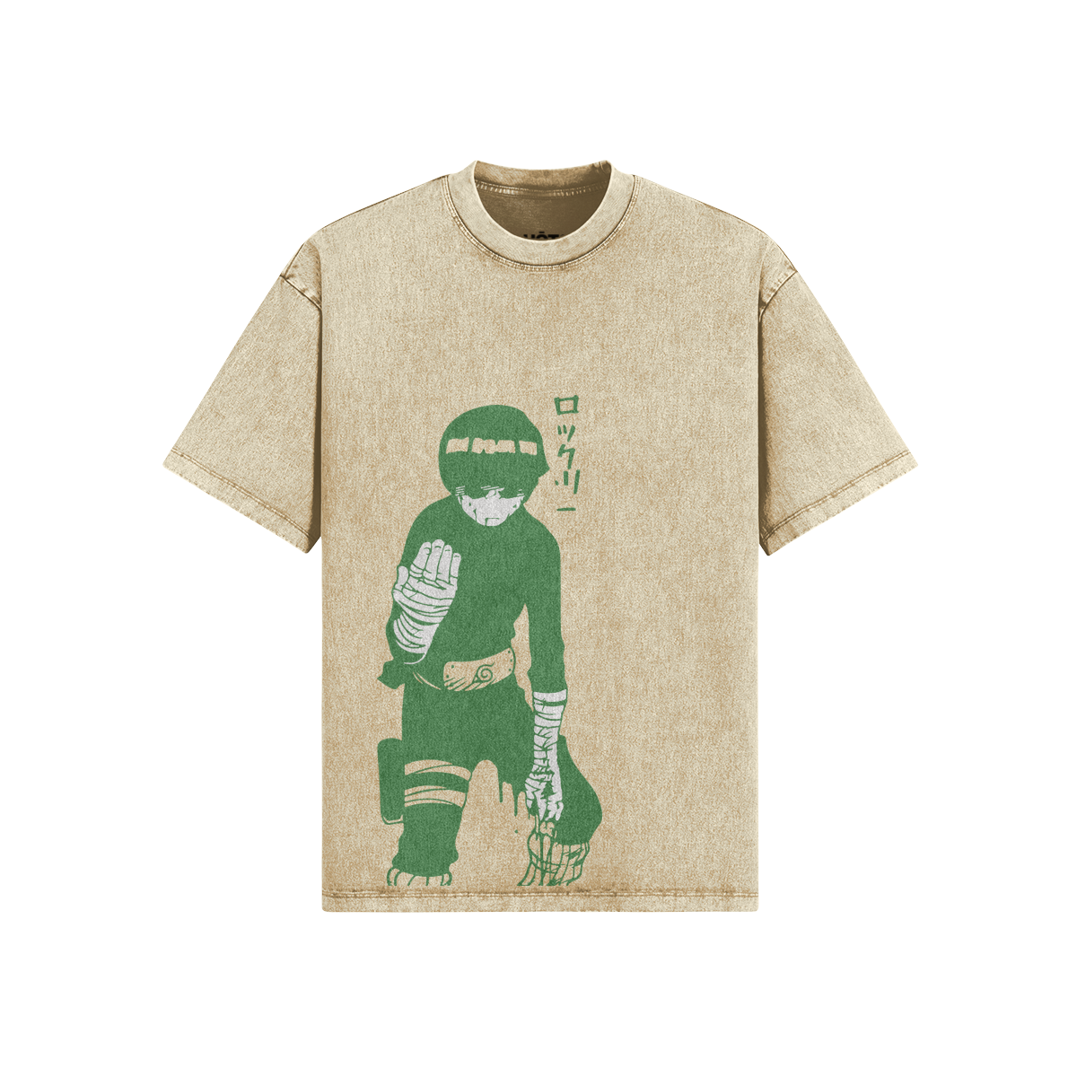 Rock Lee Khaki Oversized Vintage Shirt